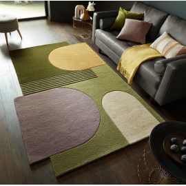 Tapis en laine design géométrique Lozenge