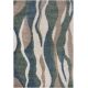 Tapis shaggy abstrait design intérieur Stream