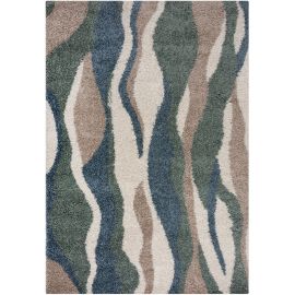 Tapis shaggy abstrait design intérieur Stream