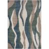 Tapis shaggy abstrait design intérieur Stream