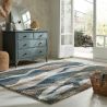 Tapis shaggy abstrait design intérieur Stream