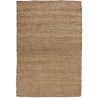 Tapis jute naturel plat rectangle Sol