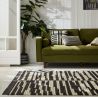 Tapis ethnique avec franges berbère mèches courtes Lina