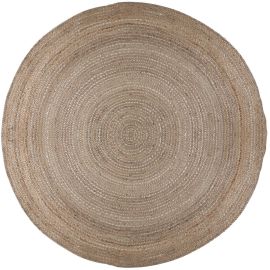 Tapis jute plat rond naturel Capri