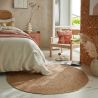 Tapis jute plat rond naturel Capri