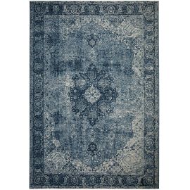 Tapis vintage plat rayé rectangle Antique Traditional