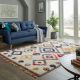 Tapis kilim avec franges rectangle Bohemia