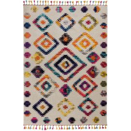 Tapis kilim avec franges rectangle Bohemia