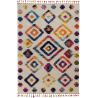 Tapis kilim avec franges rectangle Bohemia