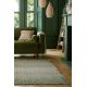 Tapis plat avec franges moderne rectangle Jute Ombre