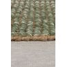 Tapis plat avec franges moderne rectangle Jute Ombre