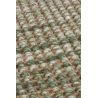 Tapis plat avec franges moderne rectangle Jute Ombre