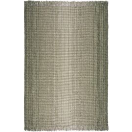 Tapis plat avec franges moderne rectangle Jute Ombre