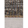 Tapis plat avec franges moderne rectangle Jute Ombre