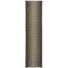 Tapis plat avec franges moderne rectangle Jute Ombre