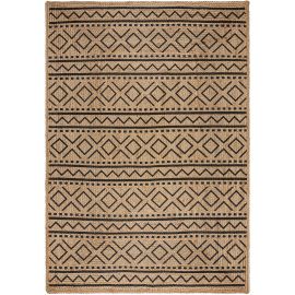 Tapis jute moderne graphique Luis