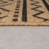 Tapis jute moderne graphique Luis