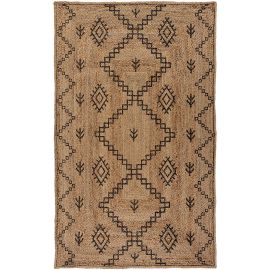 Tapis kilim jute rectangle intérieur Rowen