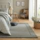 Tapis laine plat contemporain rectangle Rue