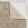 Tapis uni à longues mèches moderne doux Feather Soft