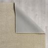 Tapis uni lavable en machine polyester recyclé moderne Fluffy