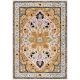 Tapis laine oriental rectangle à poils ras Dahlia