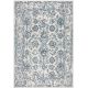 Tapis floral laine rectangle mèches courtes Yasmin