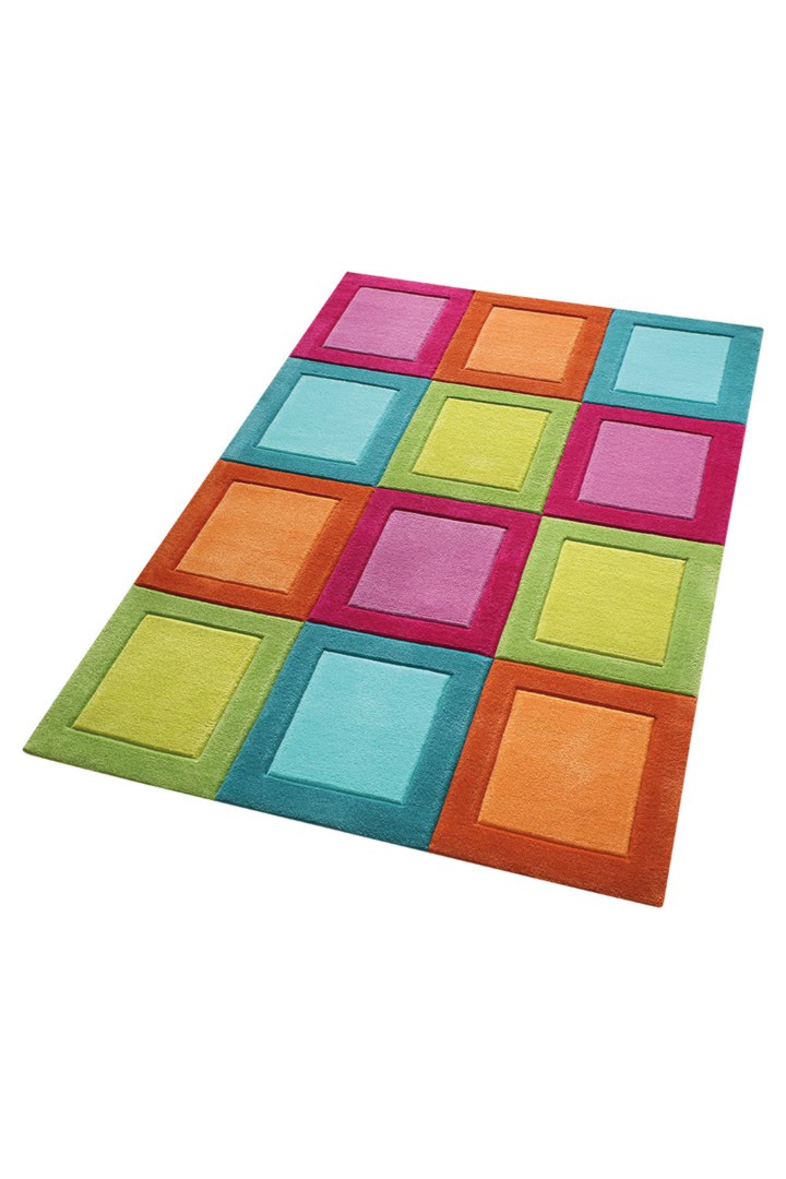 Tapis lavables pour enfants multicouleur 150x220 STARS