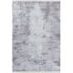 Tapis abstrait gris moderne lavable en machine avec franges Griff