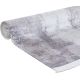 Tapis abstrait gris moderne lavable en machine avec franges Griff