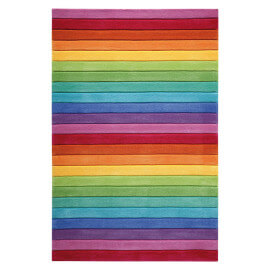 Tapis Smart Stripe multicolore rectangulaire