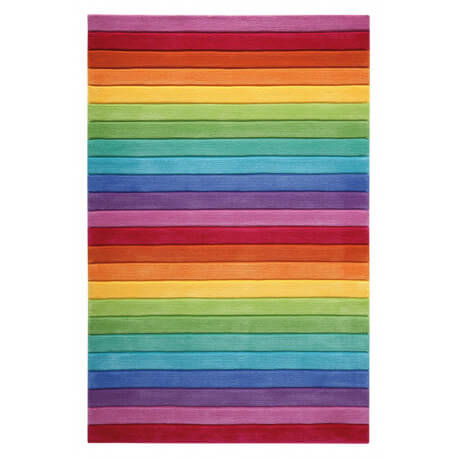 Tapis Smart Stripe multicolore rectangulaire