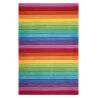 Tapis Smart Stripe multicolore rectangulaire