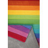 Tapis Smart Stripe multicolore rectangulaire
