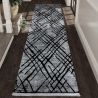 Tapis rayé courtes mèches design intérieur Nahla