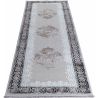 Tapis vintage avec franges rayé poils ras Mara