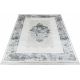 Tapis vintage avec franges rayé poils ras Mara