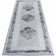 Tapis vintage avec franges rayé poils ras Mara