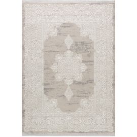 Tapis style orient avec franges beige Sydney