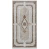 Tapis d'orient avec franges rectangle beige Casa