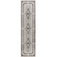 Tapis d'orient avec franges rectangle beige Casa