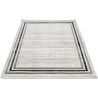 Tapis contemporain gris courtes mèches Bahati