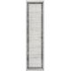 Tapis contemporain gris courtes mèches Bahati