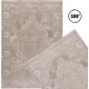 Tapis baroque effet brillant rectangle Katoun