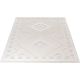 Tapis design effet 3D crème graphique Cheyenne