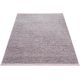 Tapis avec franges lavable en machine antidérapant uni Diamila