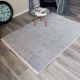 Tapis avec franges lavable en machine antidérapant uni Diamila