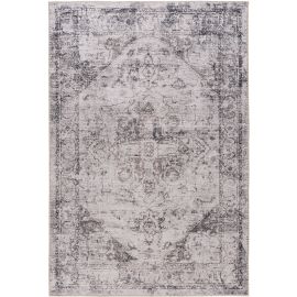 Tapis plat vintage rectangle rayé Lyz