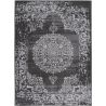 Tapis rayé vintage plat lavable en machine Mandalas