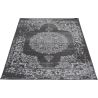 Tapis rayé vintage plat lavable en machine Mandalas